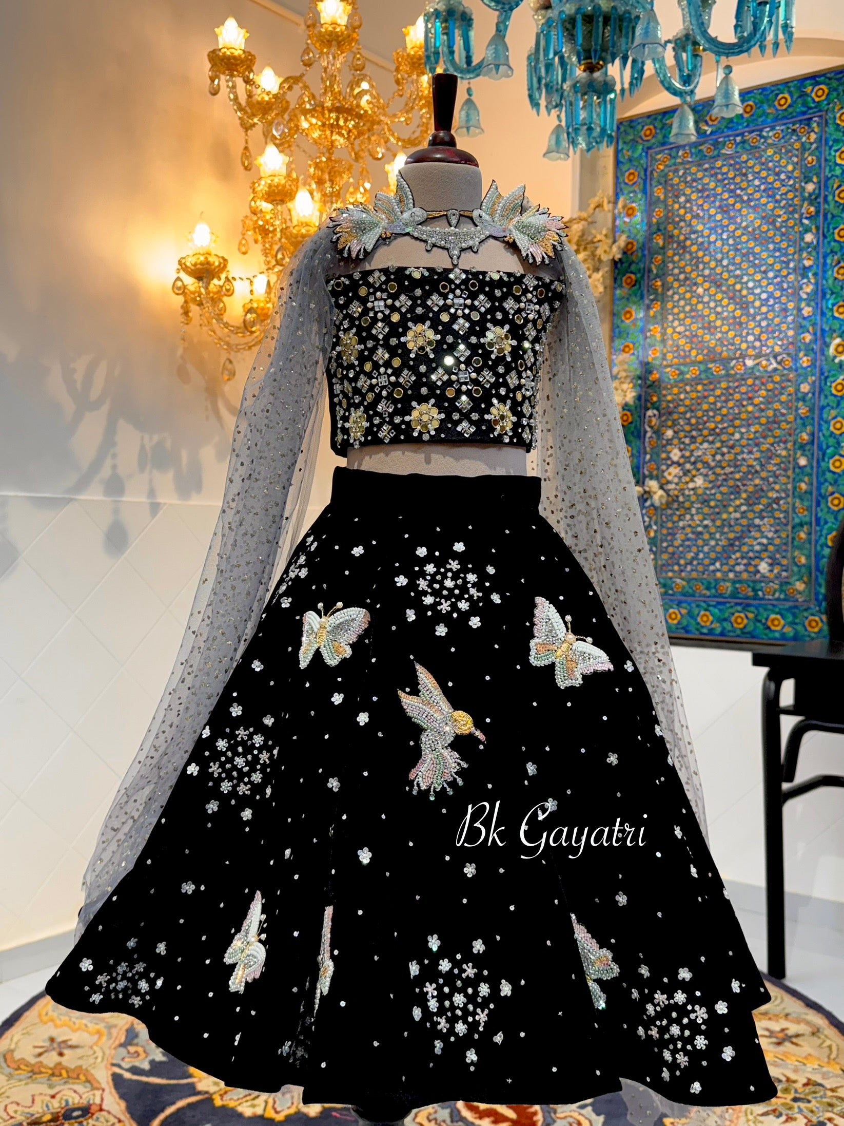 Wow black Lehenga