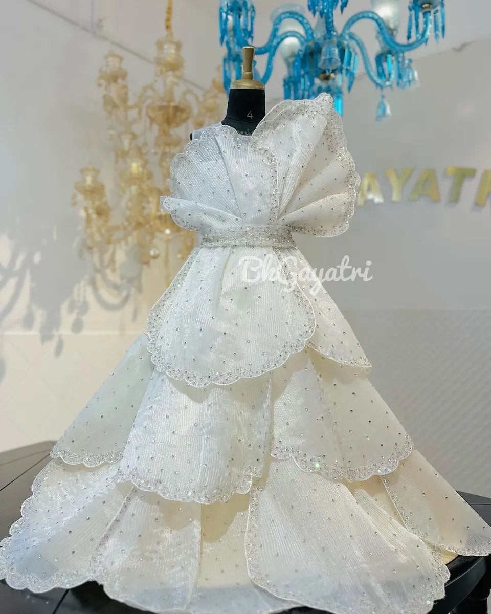 luxurious Swarovski petal dress - BK Gayatri Official