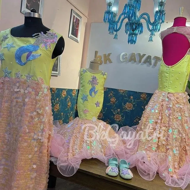 Sparkly Mermicon Dress - BK Gayatri Official