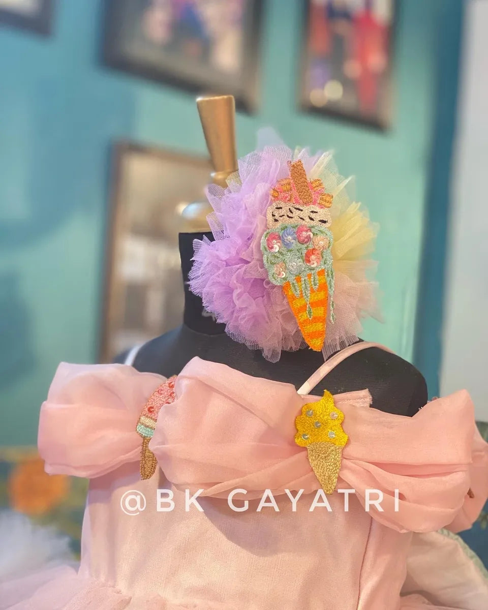 3D Ice Cream Dress - BK Gayatri Official