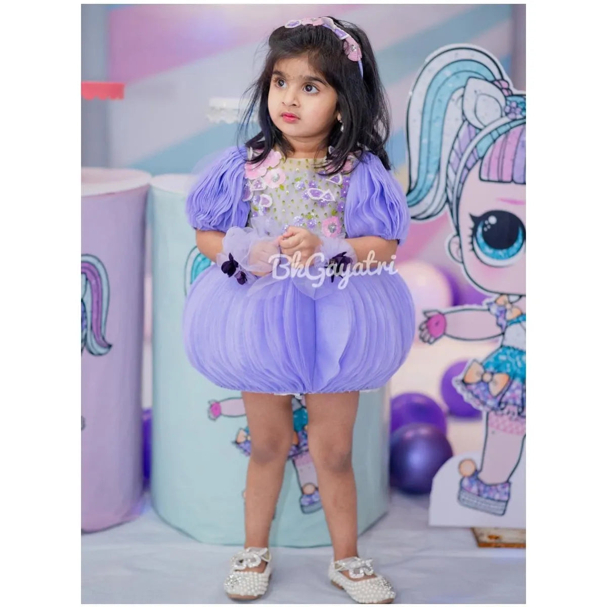 Lilac Pumpkin Dress - BK Gayatri Official