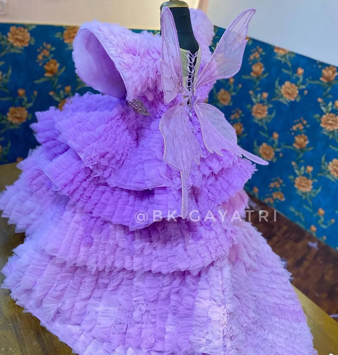 Haute Couture Lilac Structured Gown - BK Gayatri Official