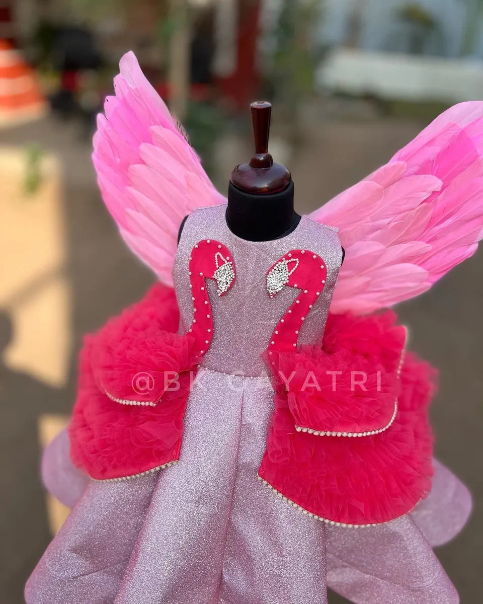 Pink Flamingo Dress - BK Gayatri Official